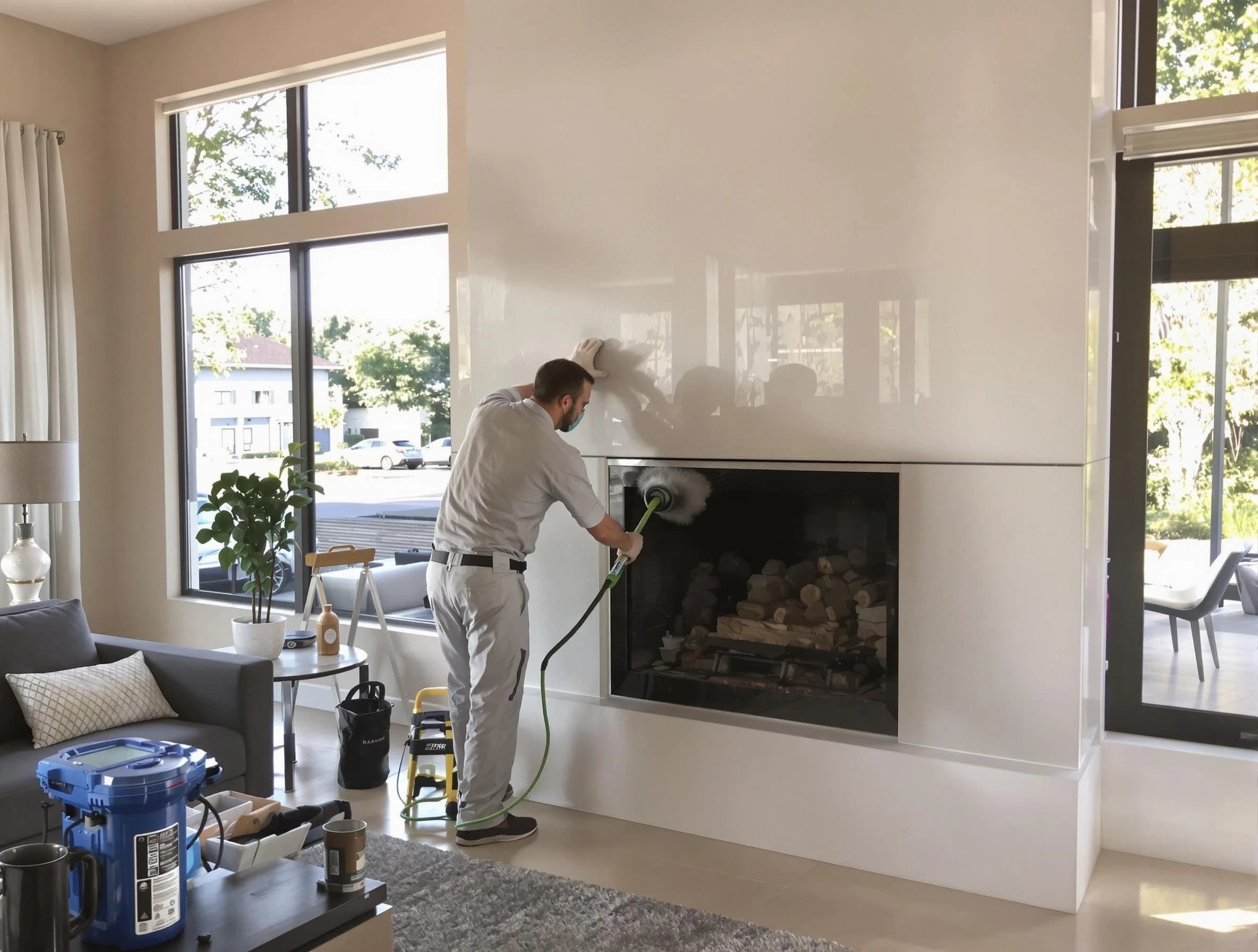 Paradise Hills Chimney Sweep performing thorough soot removal in Paradise Hills, NM